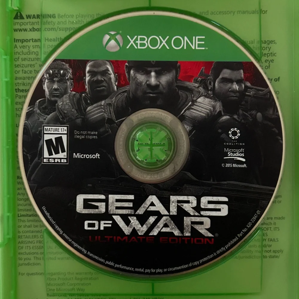🦋 5/$25 - Gears of War Ultimate Edition Video Game for Xbox One